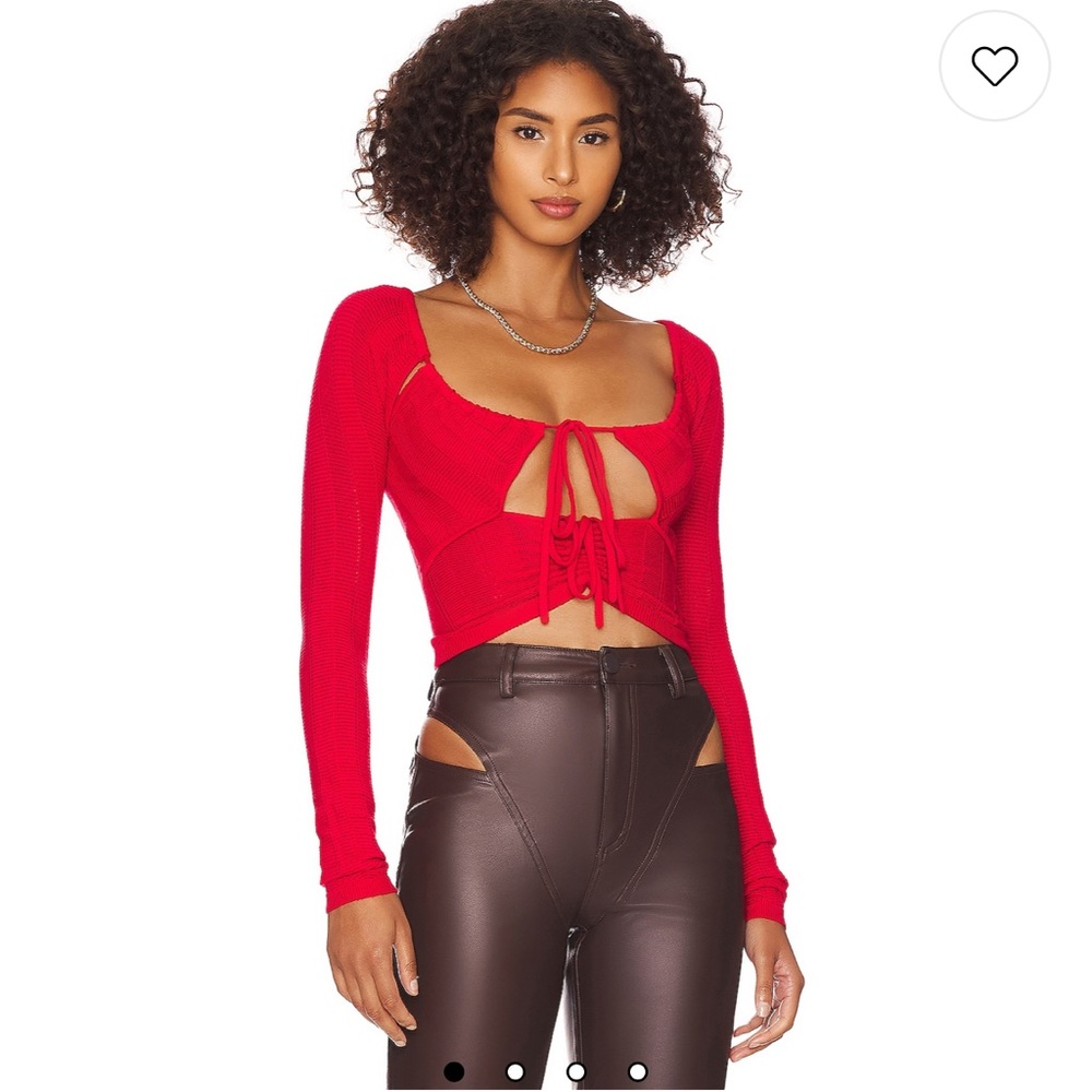 NWT H:ours Red Sweater